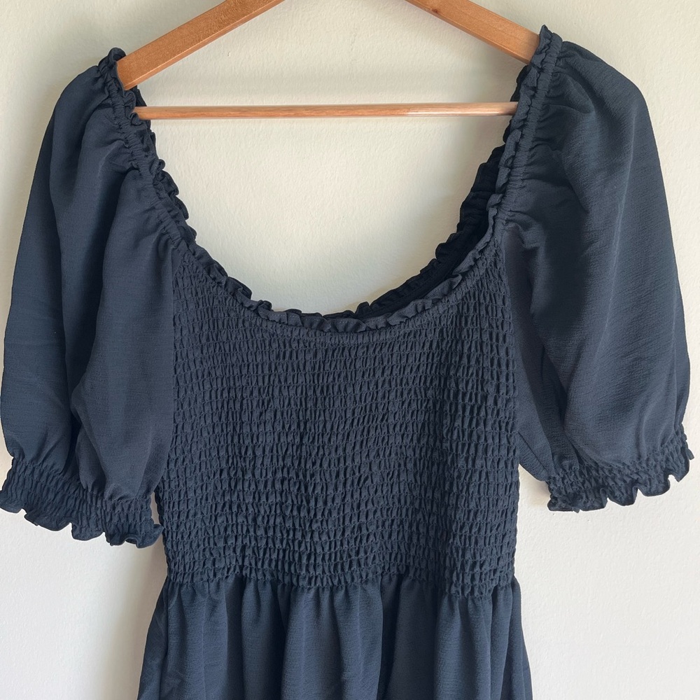 Hill House Women’s The Louisa Nap Dress in Black Size Medium Cottagecore - Picture 3 of 15